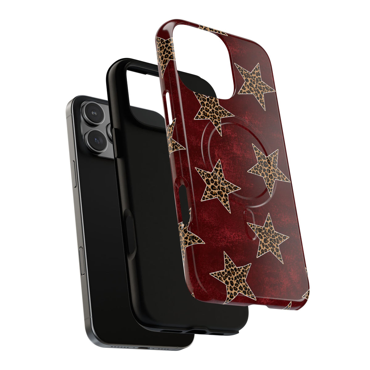 Leopard Star Tough Magnetic Phone Case