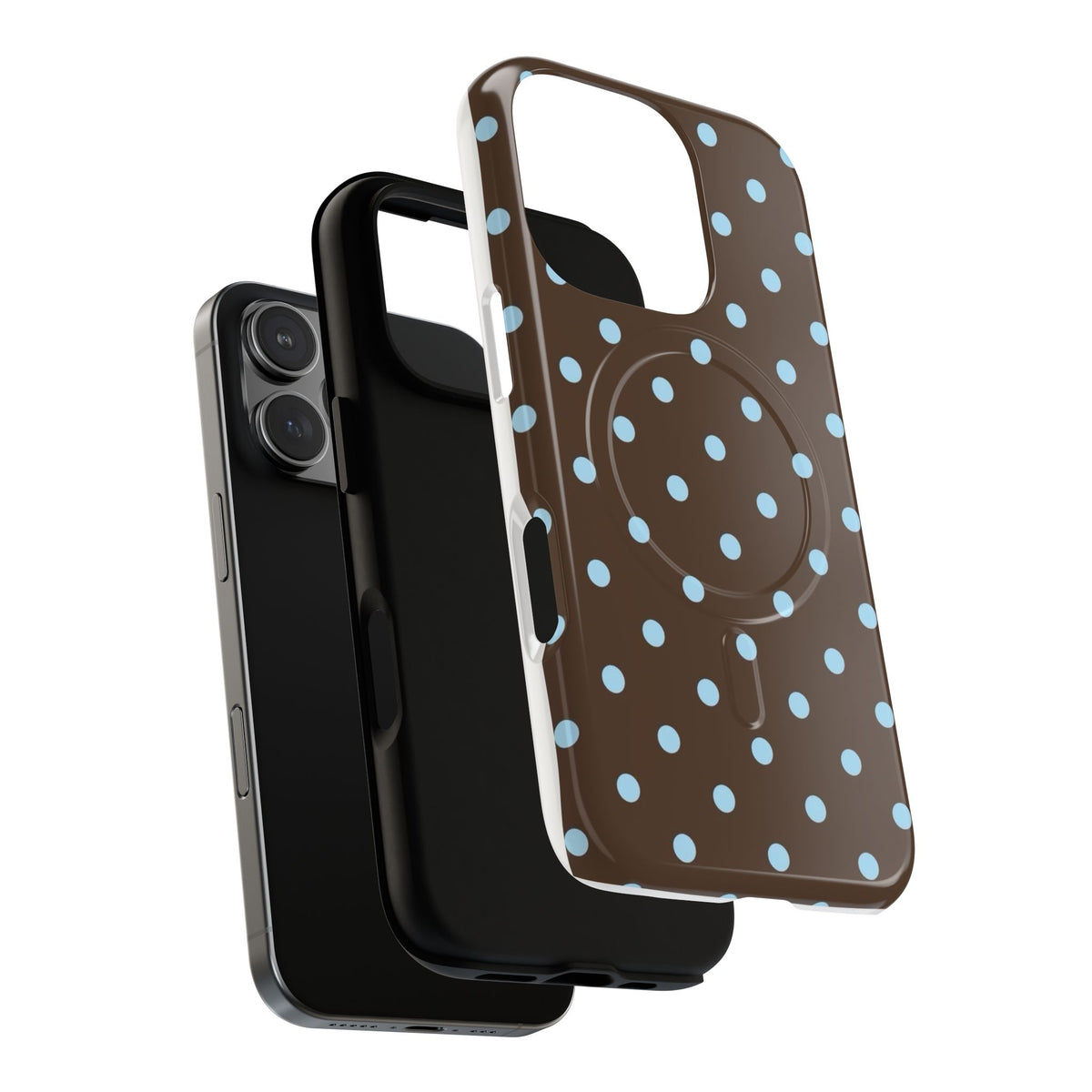 Blue Polka Dot Tough Magnetic Phone Case