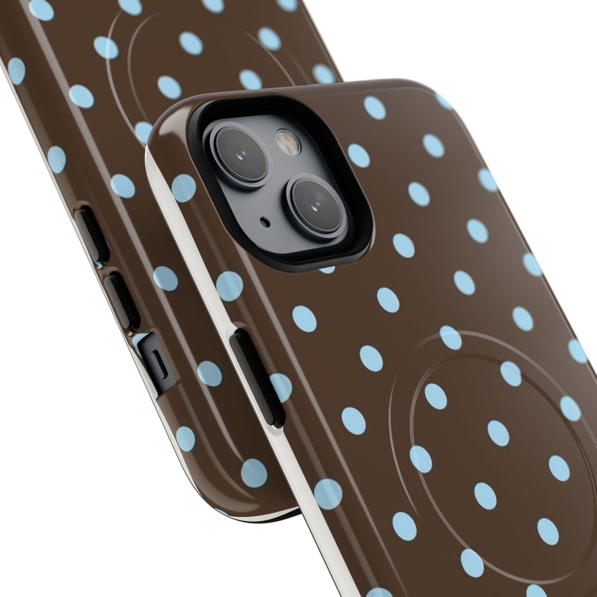 Blue Polka Dot Tough Magnetic Phone Case