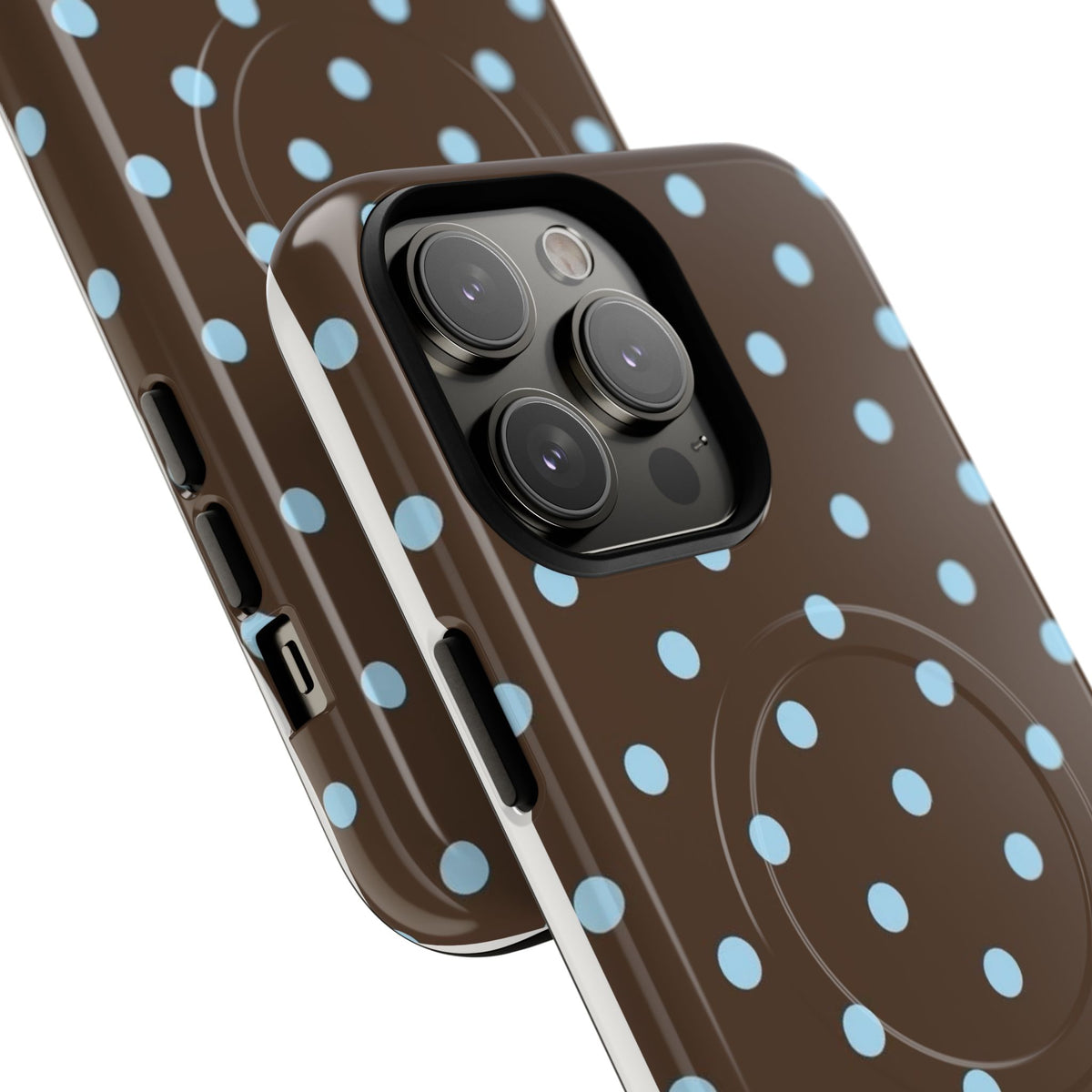 Blue Polka Dot Tough Magnetic Phone Case
