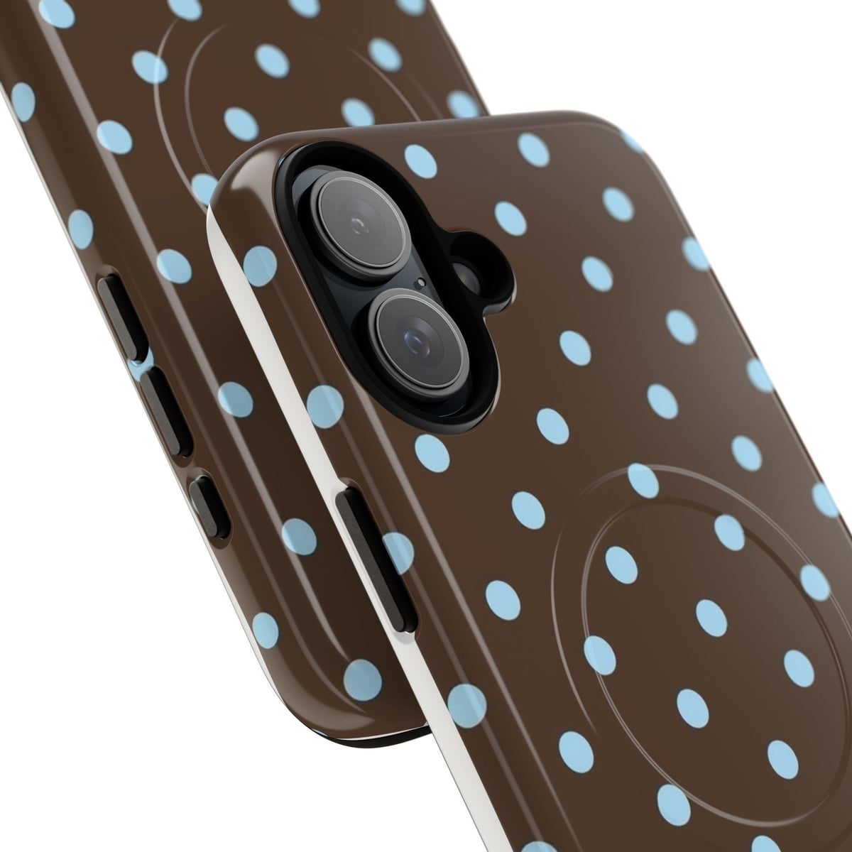 Blue Polka Dot Tough Magnetic Phone Case