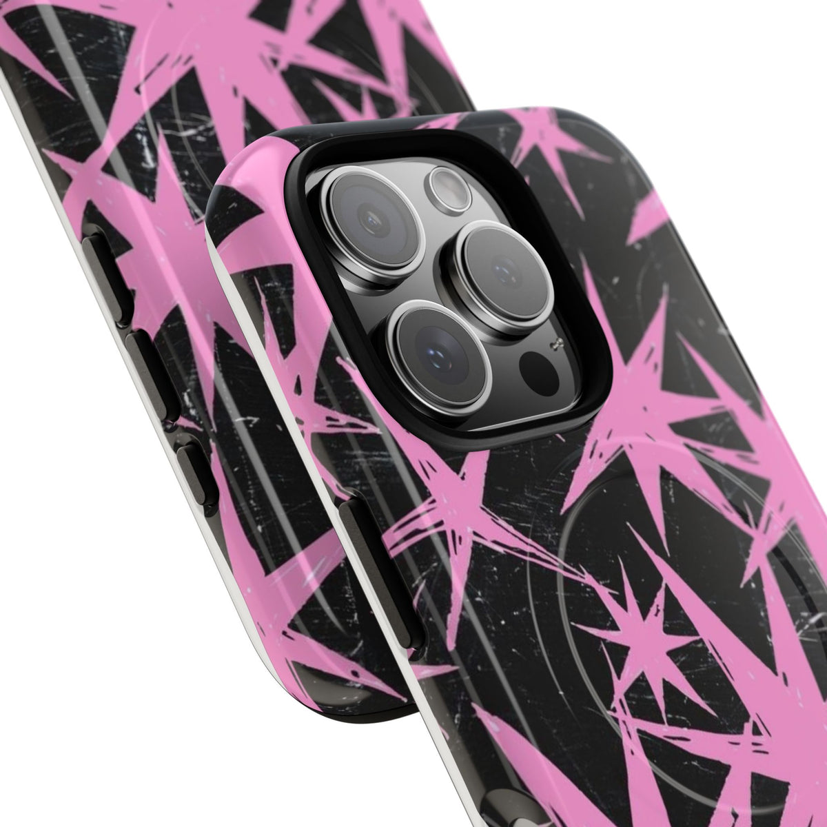 Phone Case - Pink Starburst Tough Magnetic Case