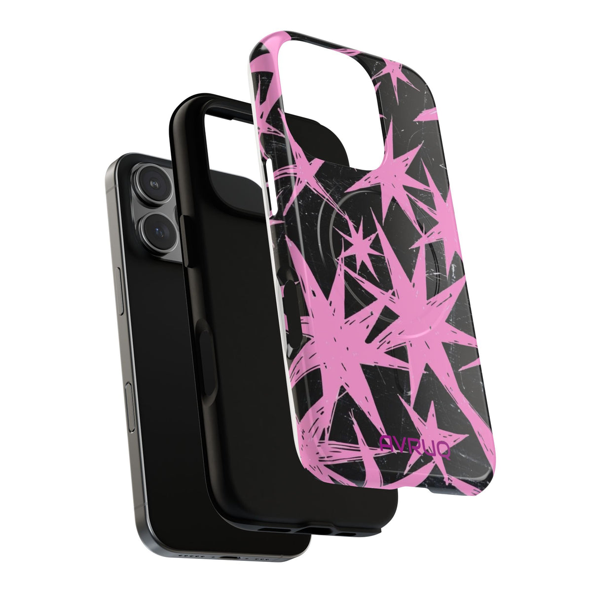 Phone Case - Pink Starburst Tough Magnetic Case