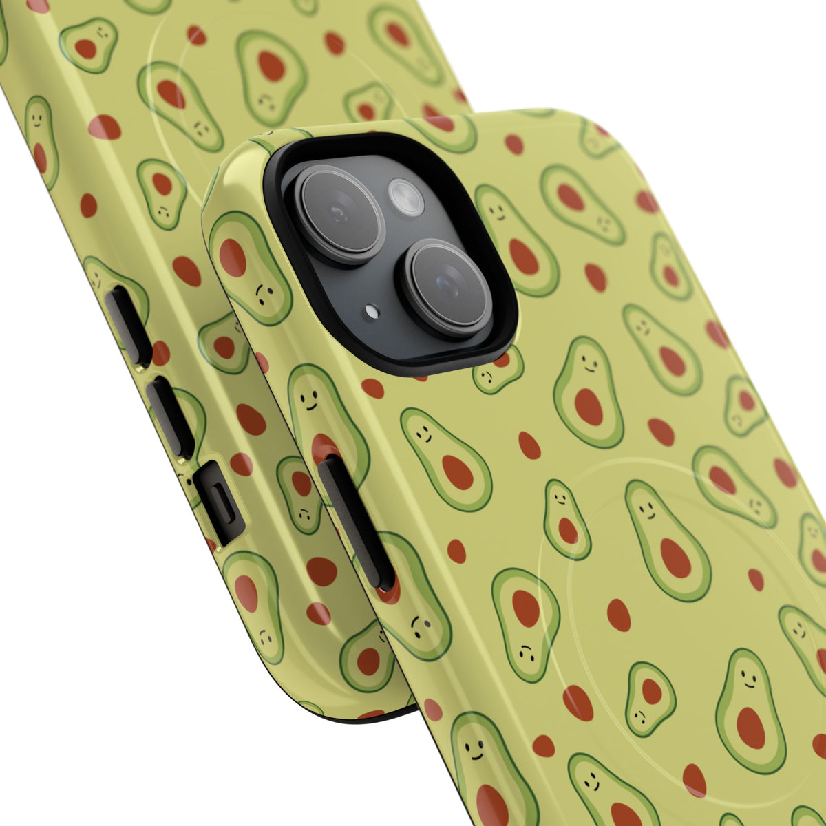 Avocado Pattern Tough Magnetic Phone Case — Cute Kawaii Avocado Design
