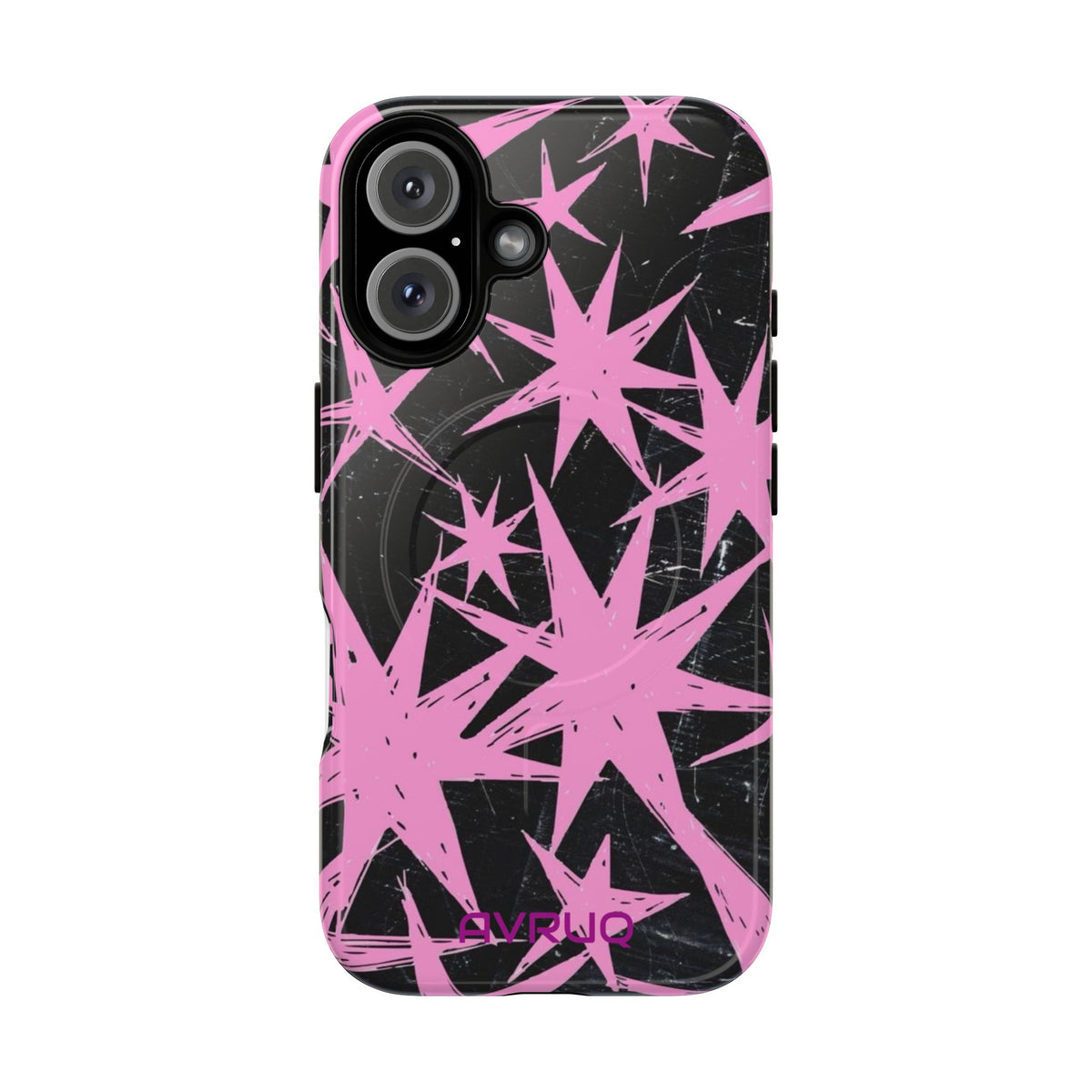 Phone Case - Pink Starburst Tough Magnetic Case