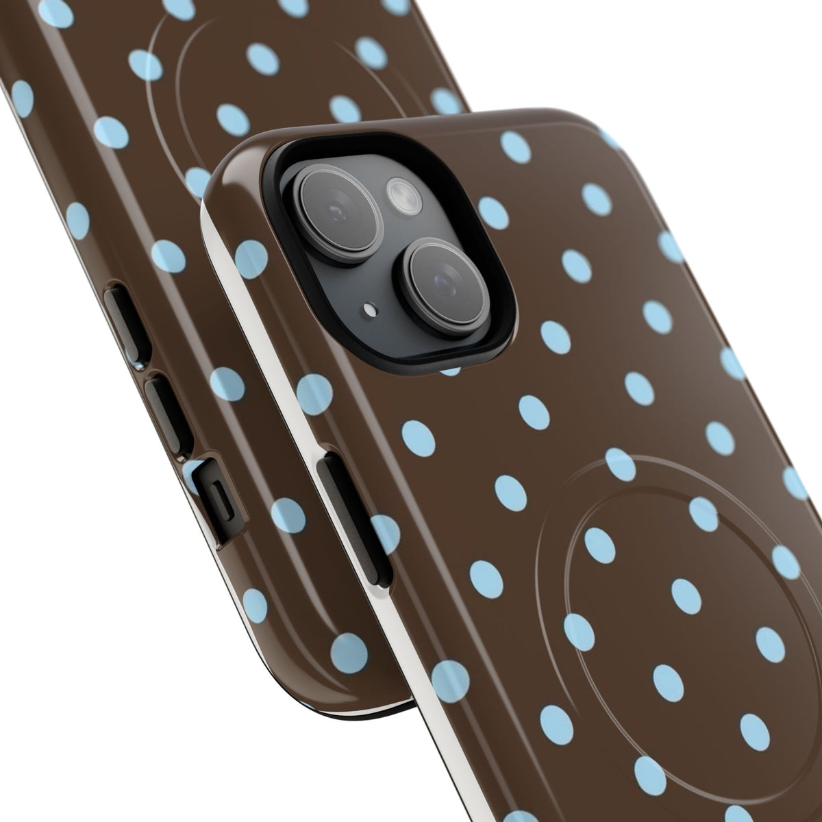 Blue Polka Dot Tough Magnetic Phone Case