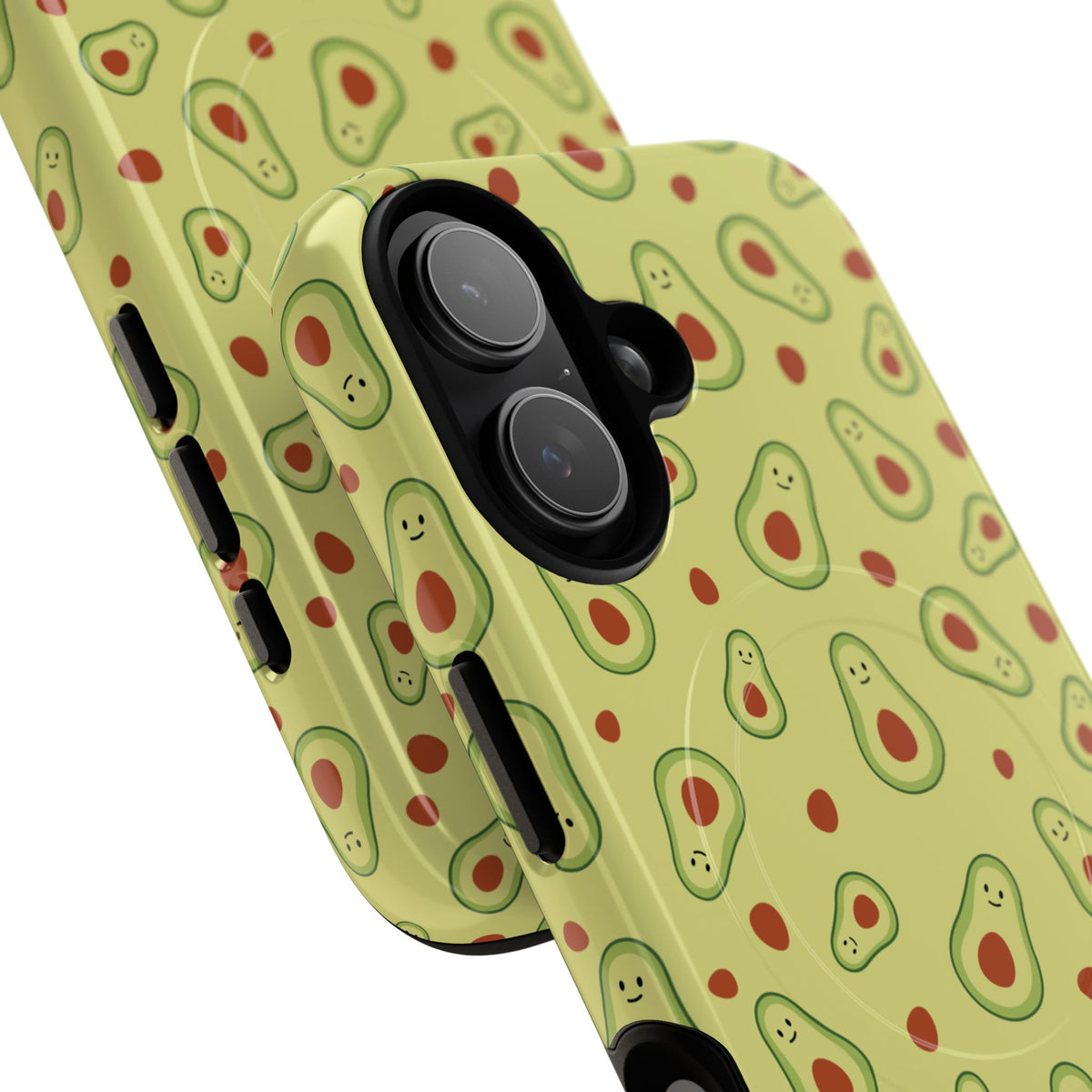 Avocado Pattern Tough Magnetic Phone Case — Cute Kawaii Avocado Design