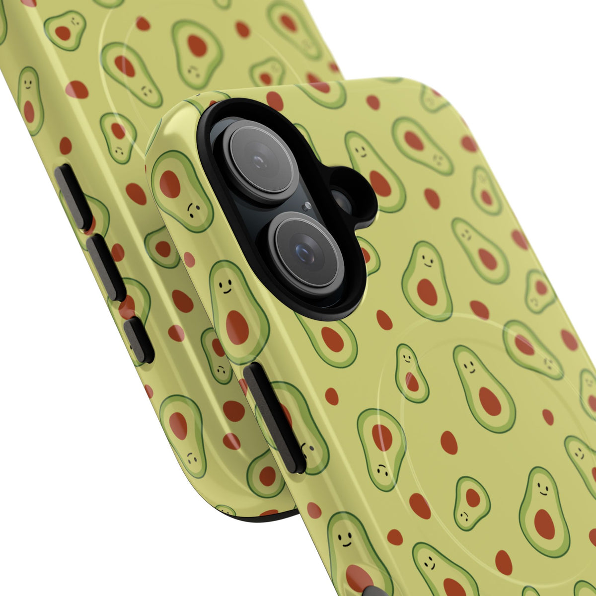 Avocado Pattern Tough Magnetic Phone Case — Cute Kawaii Avocado Design