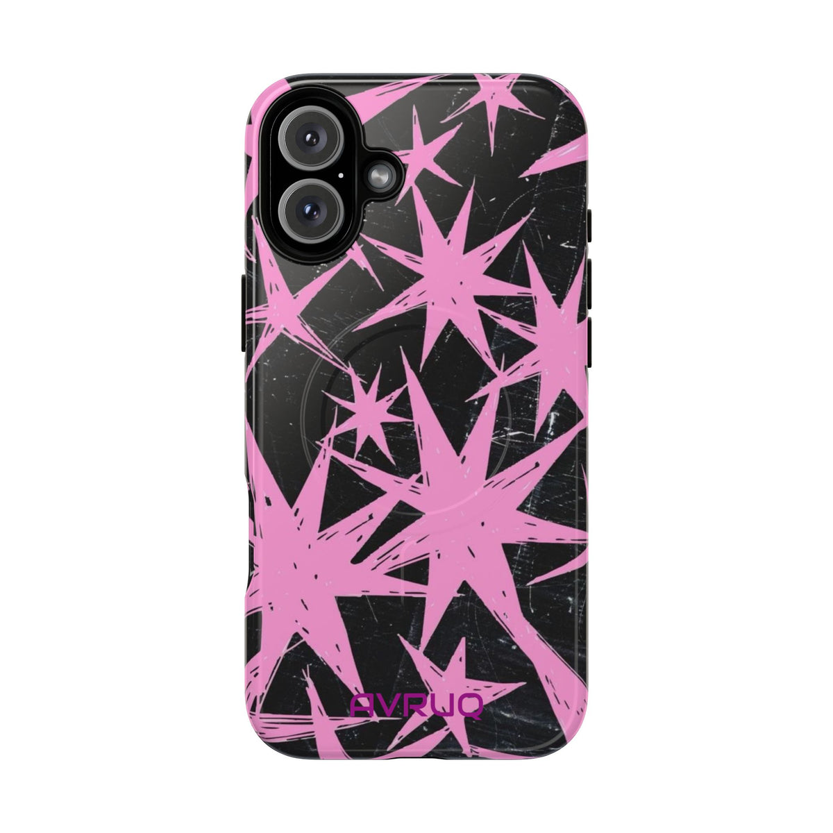 Phone Case - Pink Starburst Tough Magnetic Case