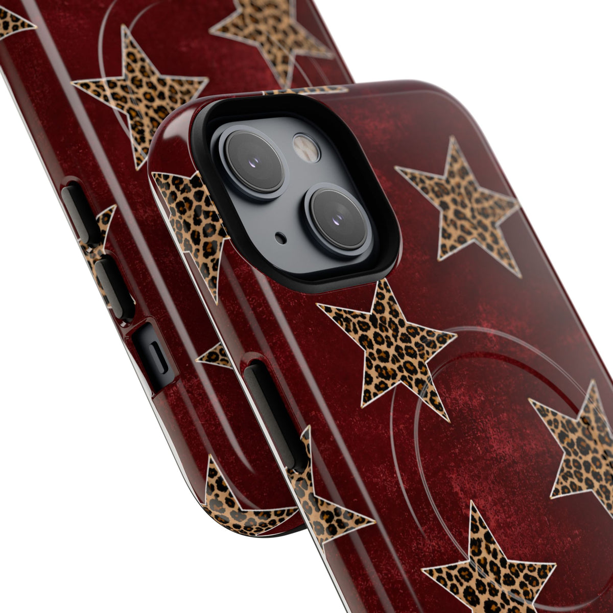 Leopard Star Tough Magnetic Phone Case