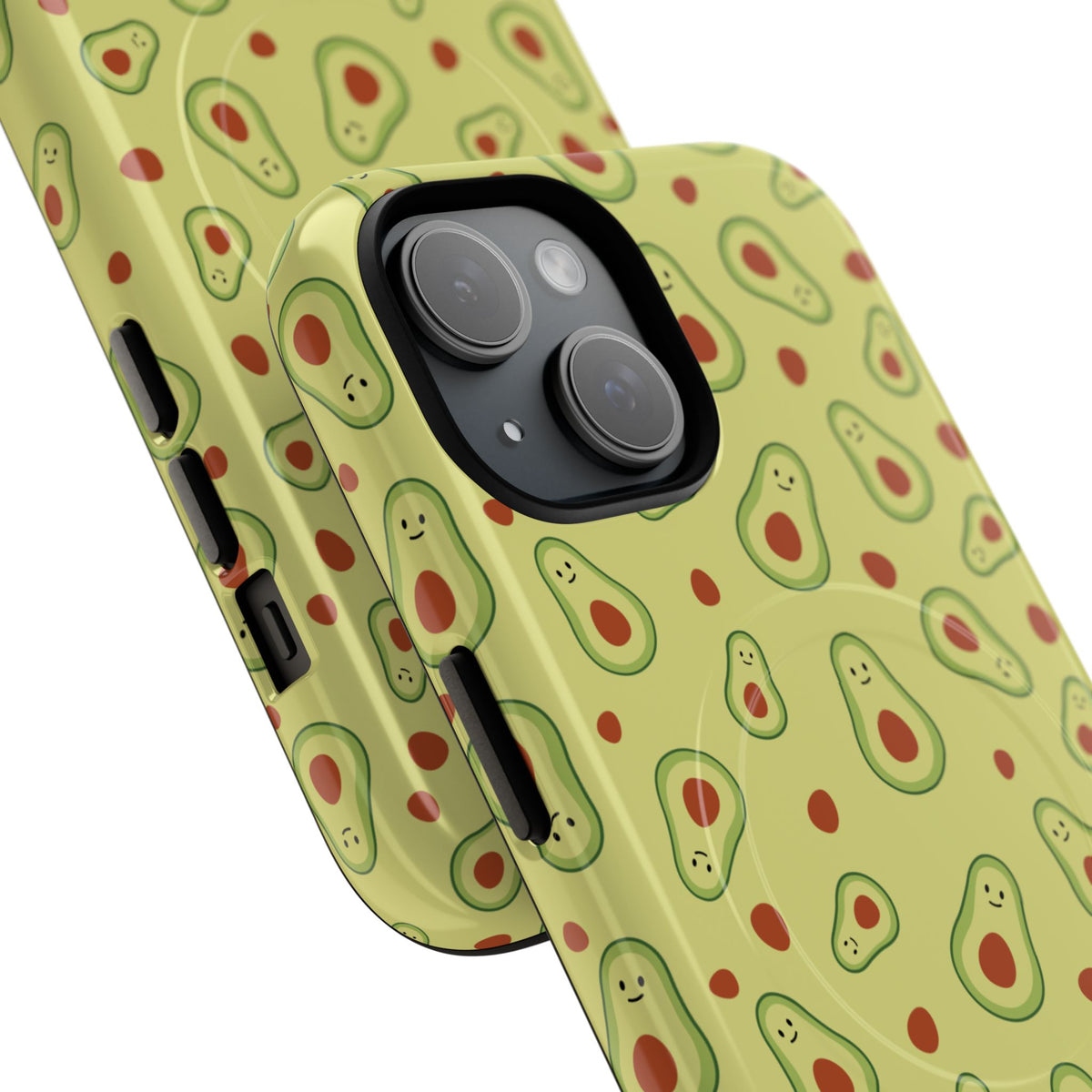 Avocado Pattern Tough Magnetic Phone Case — Cute Kawaii Avocado Design