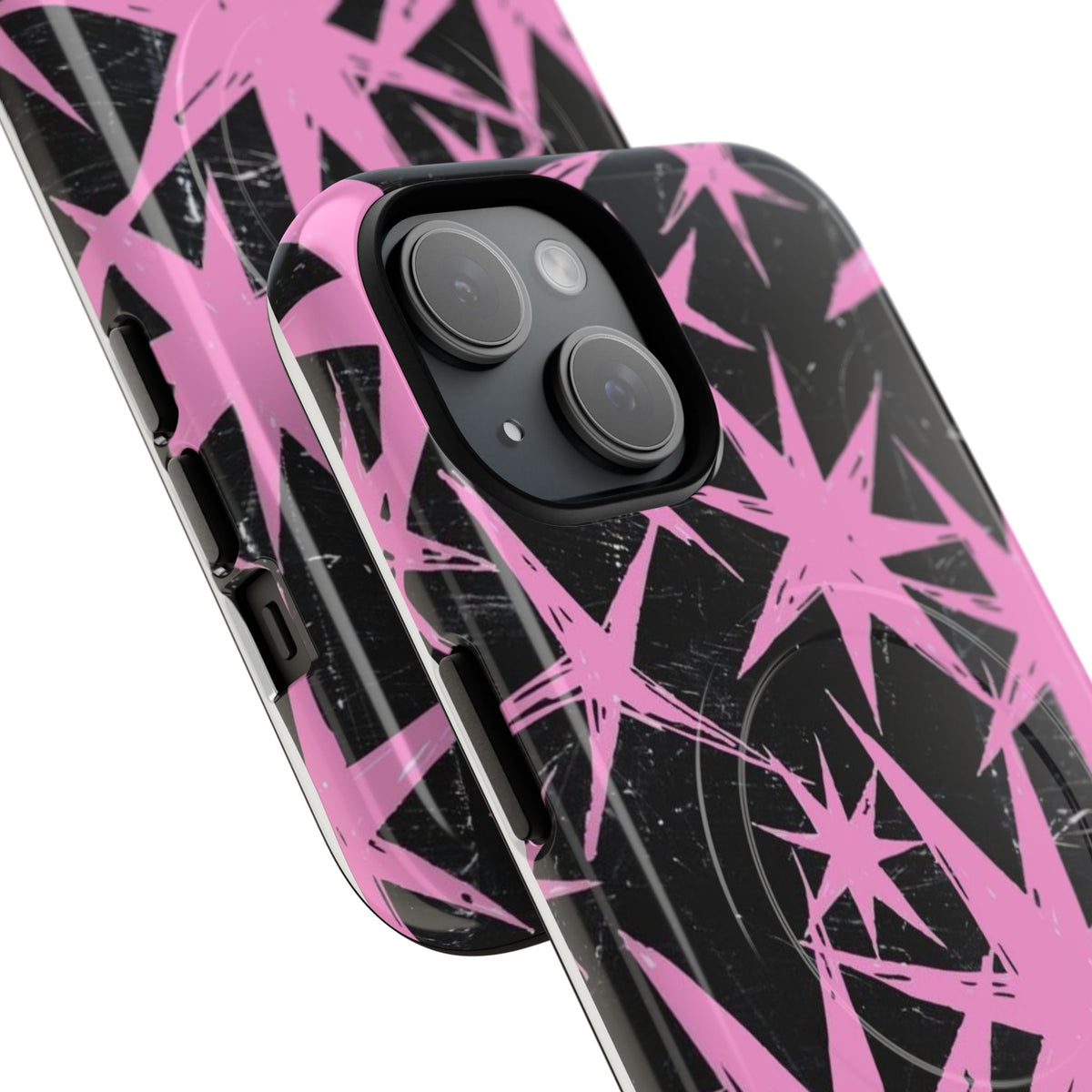 Phone Case - Pink Starburst Tough Magnetic Case
