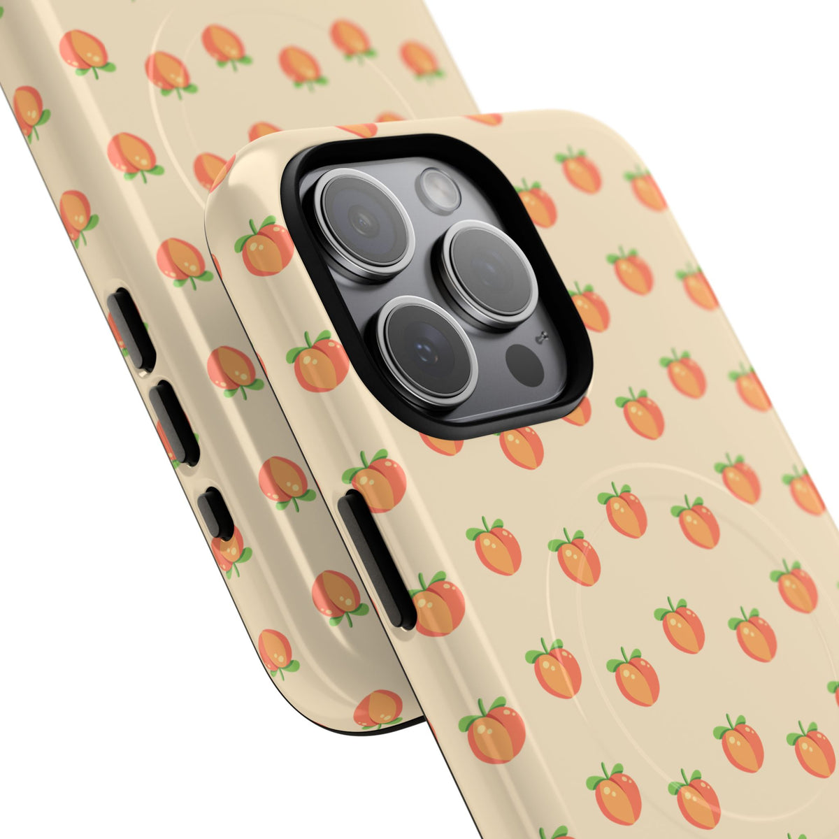 Peach Pattern Magnetic Phone Case