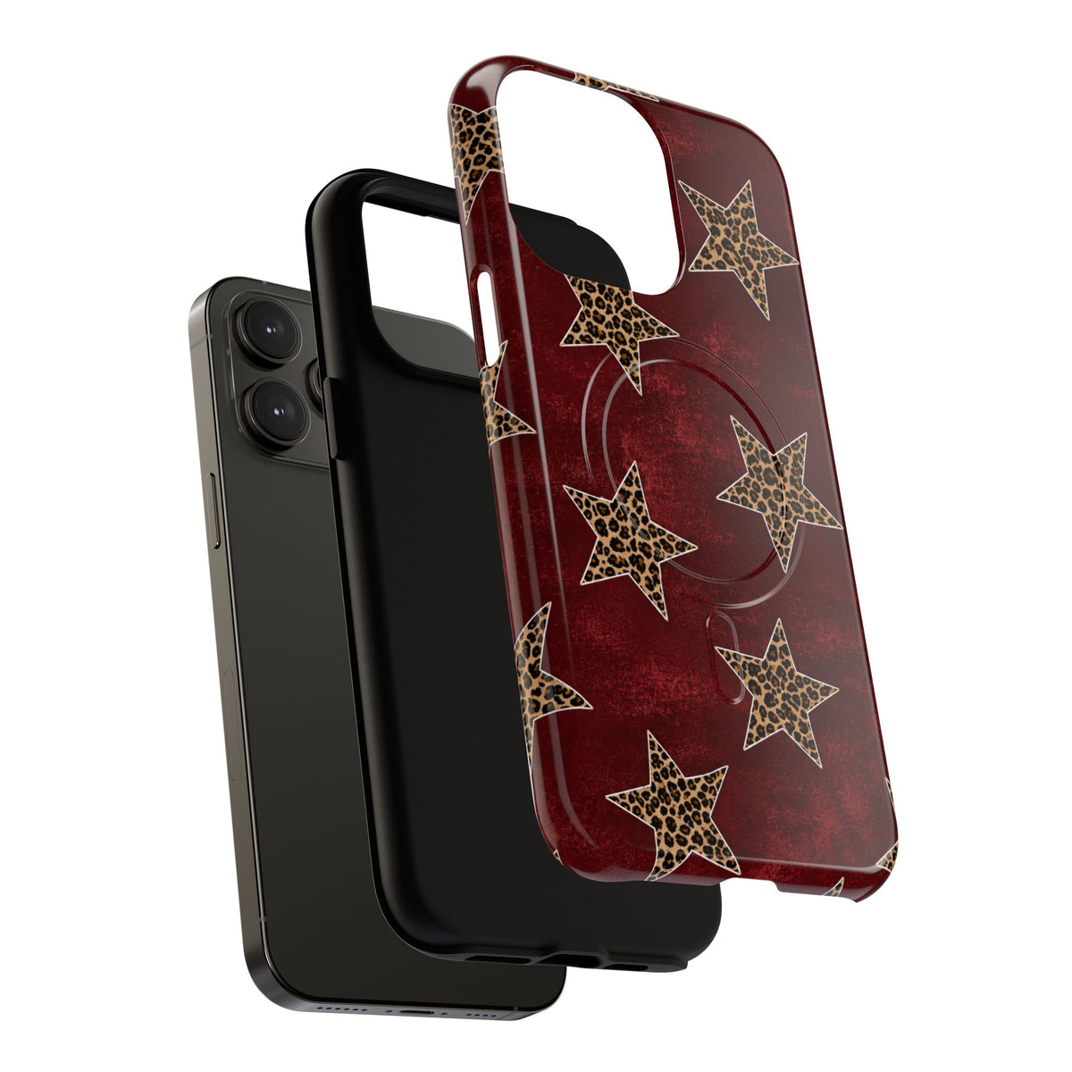 Leopard Star Tough Magnetic Phone Case