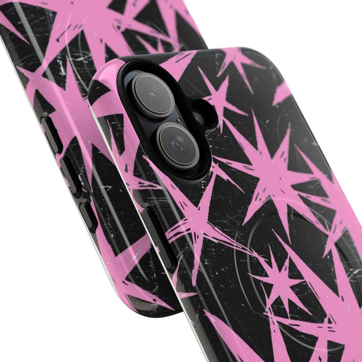 Phone Case - Pink Starburst Tough Magnetic Case