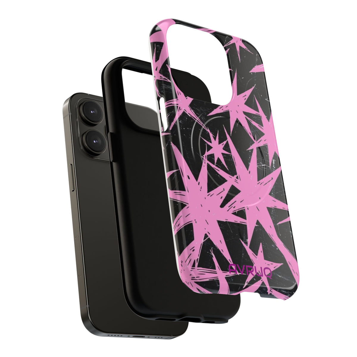 Phone Case - Pink Starburst Tough Magnetic Case