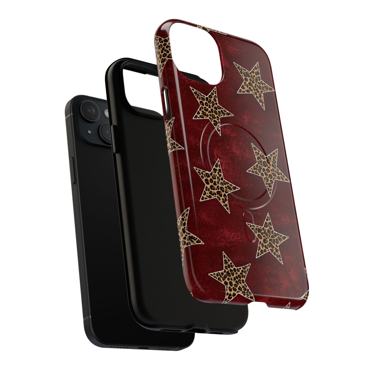 Leopard Star Tough Magnetic Phone Case