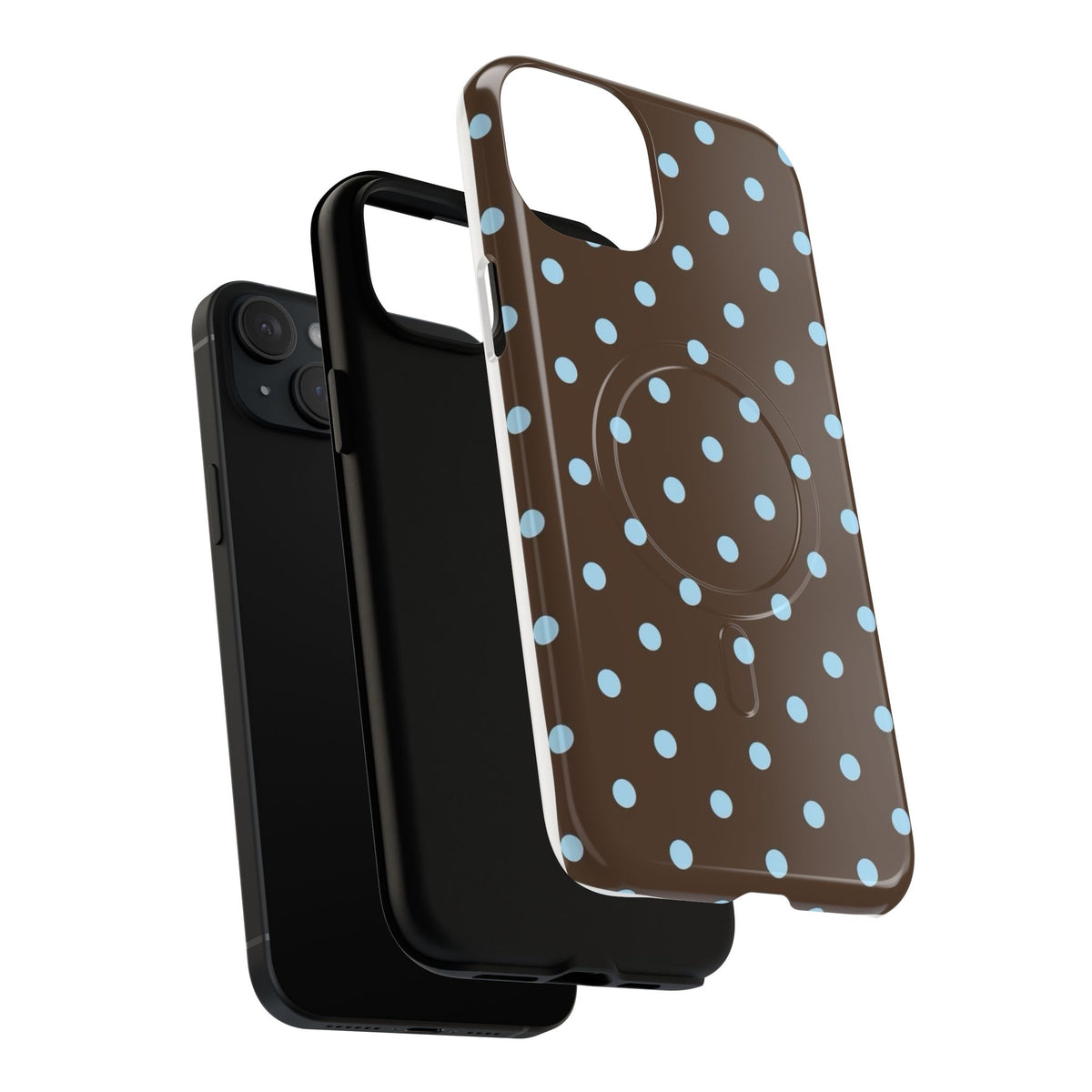 Blue Polka Dot Tough Magnetic Phone Case