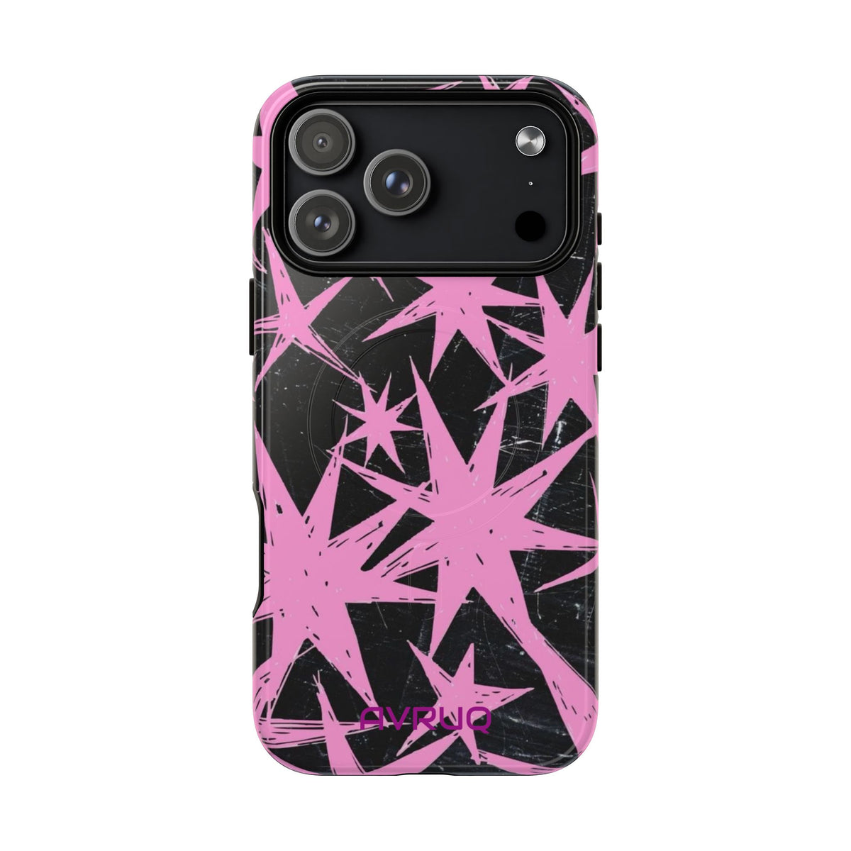 Phone Case - Pink Starburst Tough Magnetic Case