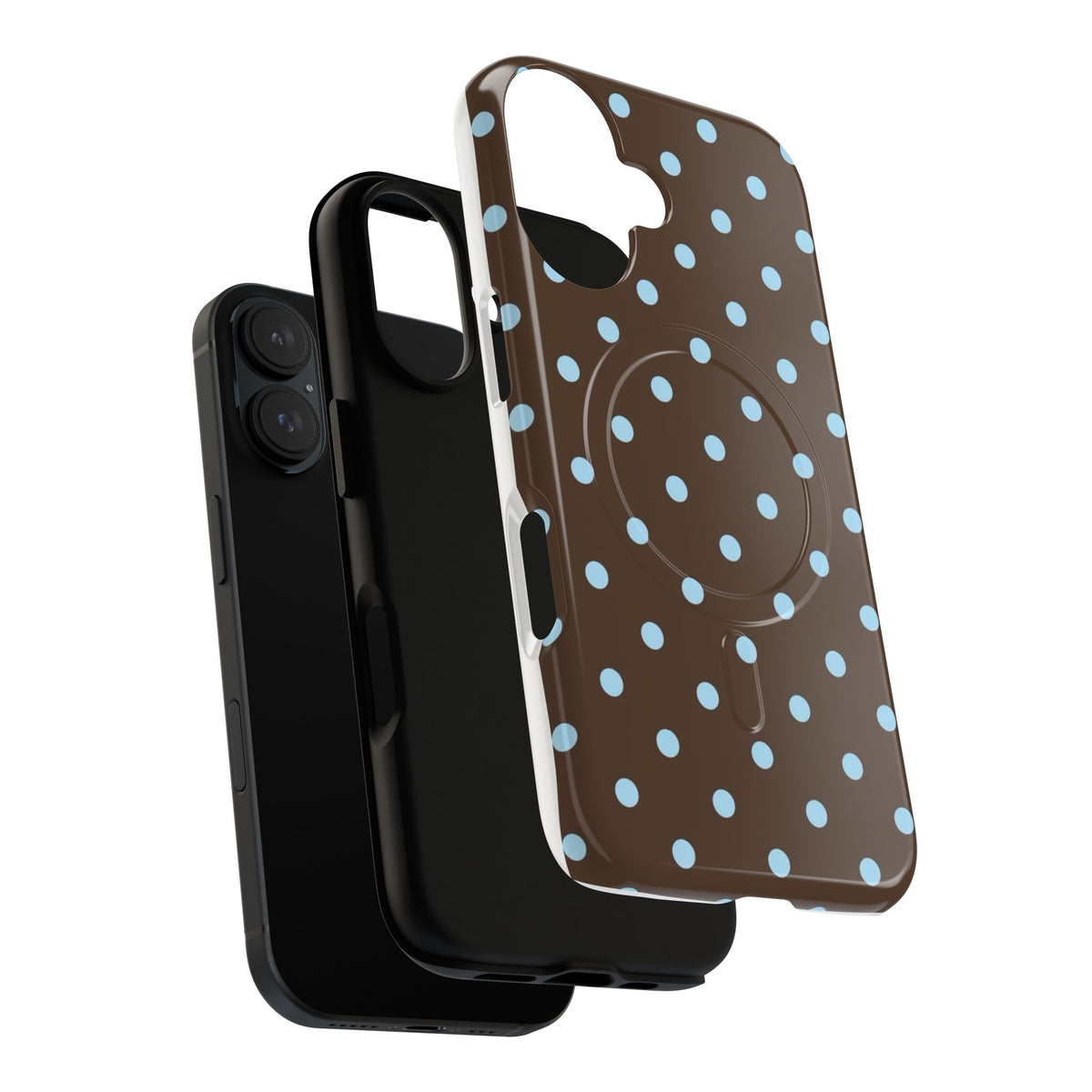 Blue Polka Dot Tough Magnetic Phone Case