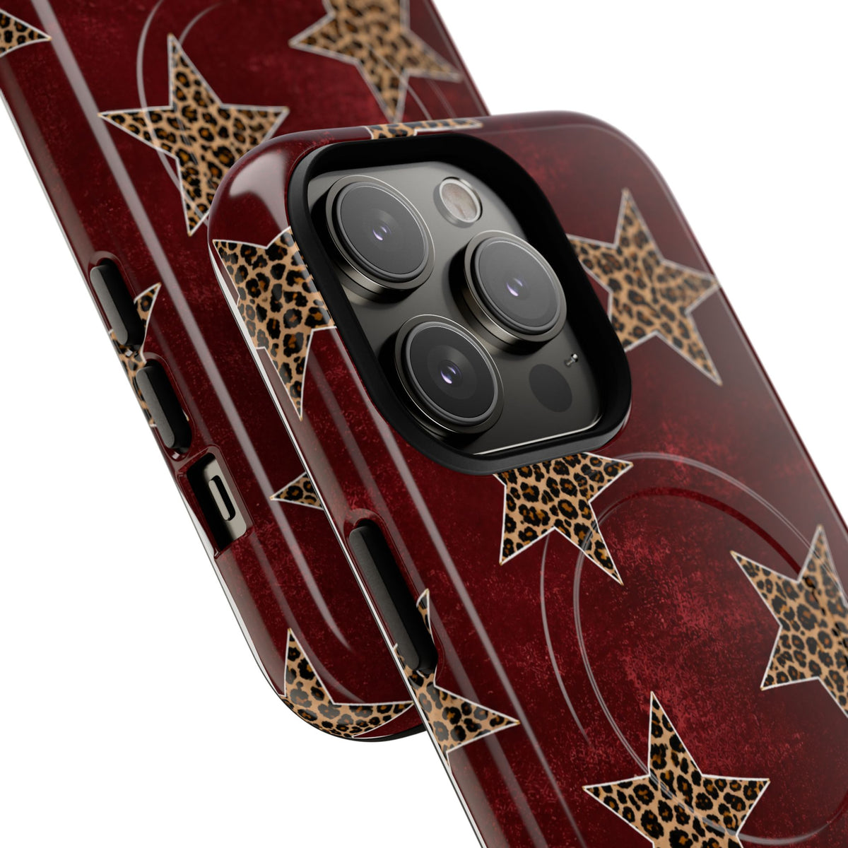 Leopard Star Tough Magnetic Phone Case