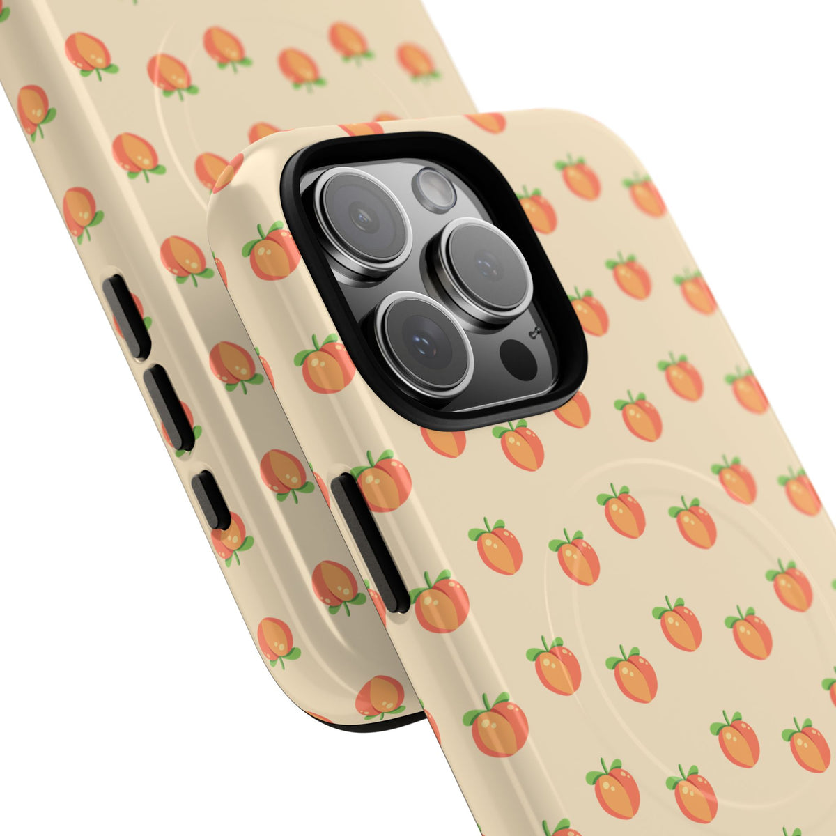 Peach Pattern Magnetic Phone Case