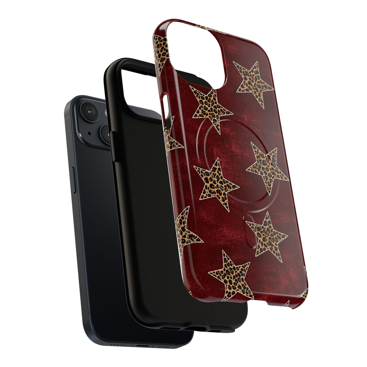 Leopard Star Tough Magnetic Phone Case