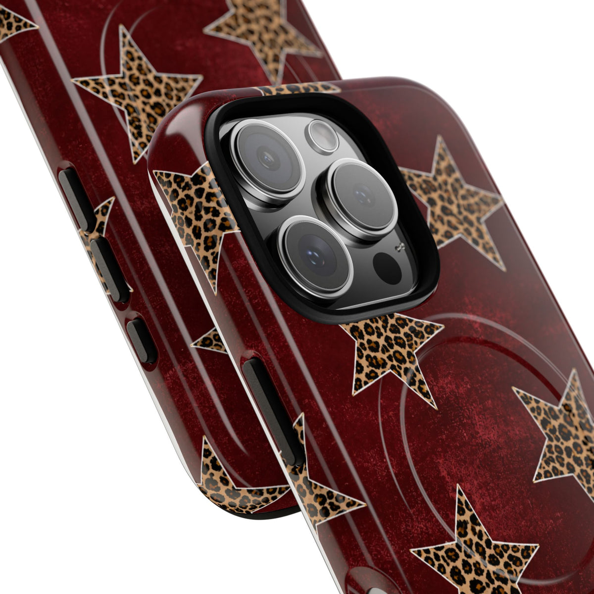 Leopard Star Tough Magnetic Phone Case