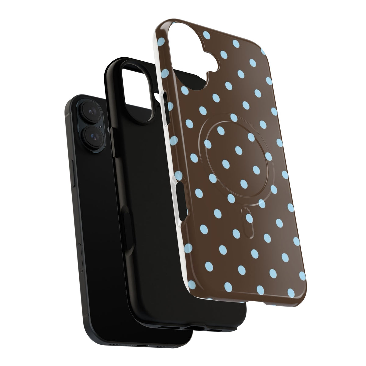 Blue Polka Dot Tough Magnetic Phone Case