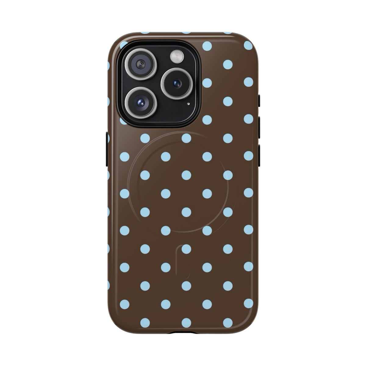 Blue Polka Dot Tough Magnetic Phone Case