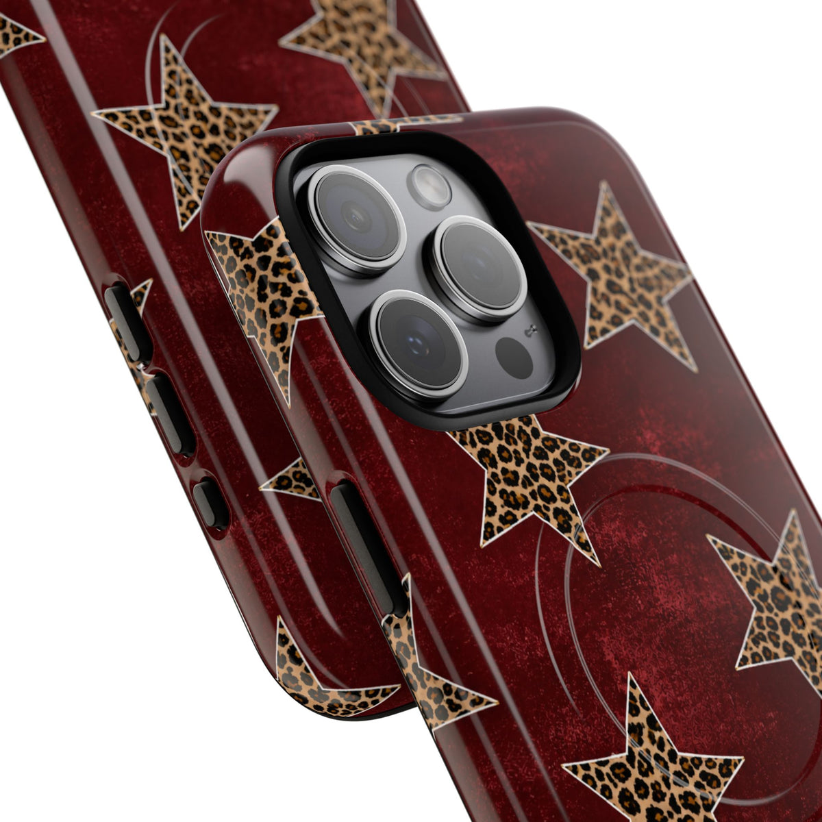Leopard Star Tough Magnetic Phone Case