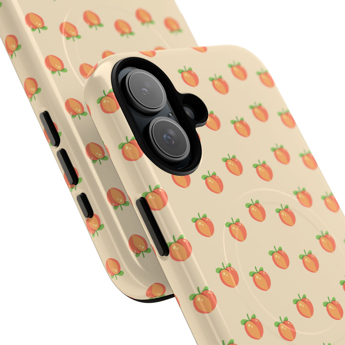 Peach Pattern Magnetic Phone Case