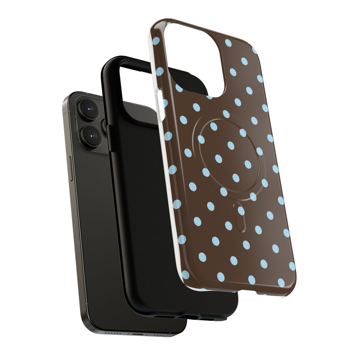Blue Polka Dot Tough Magnetic Phone Case