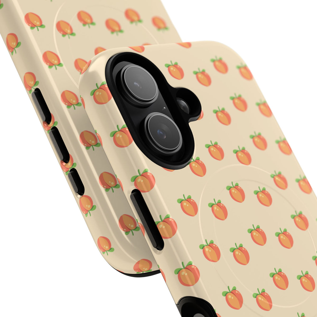 Peach Pattern Magnetic Phone Case