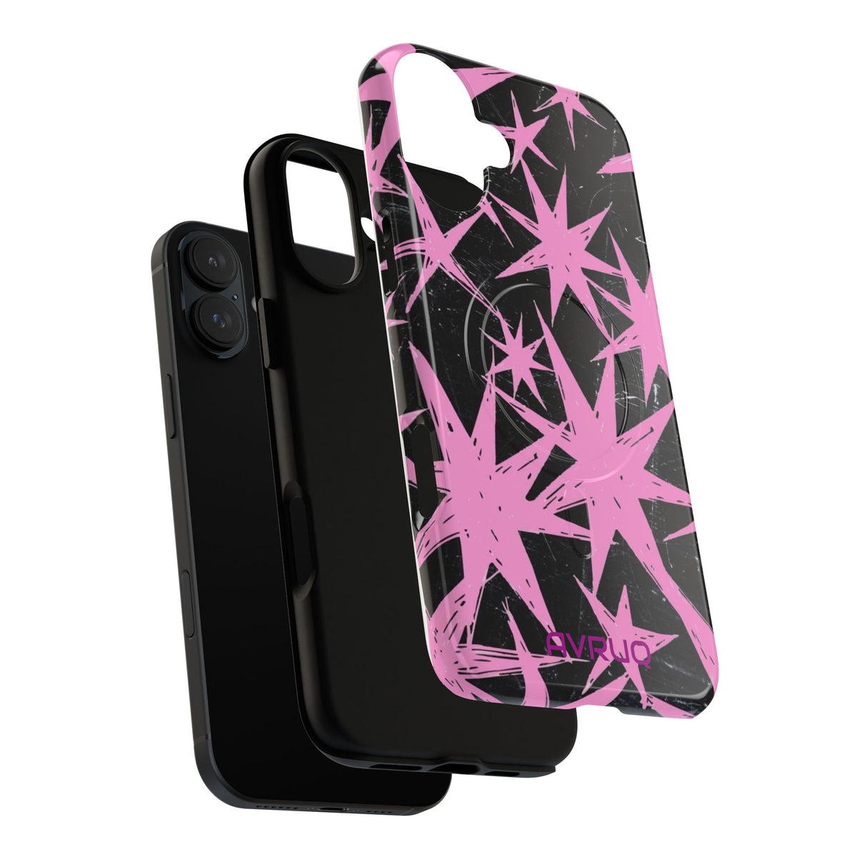 Phone Case - Pink Starburst Tough Magnetic Case
