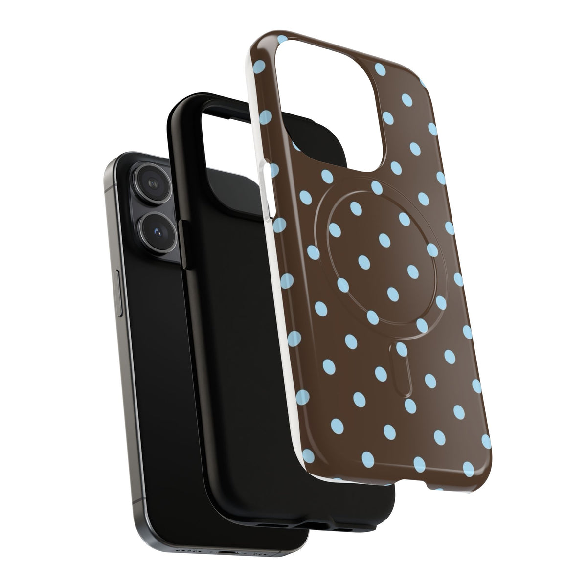 Blue Polka Dot Tough Magnetic Phone Case