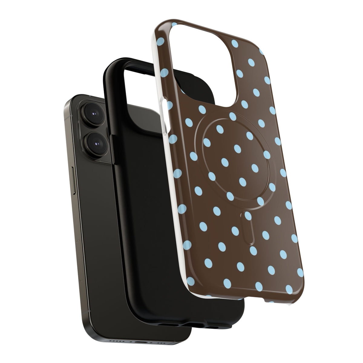 Blue Polka Dot Tough Magnetic Phone Case